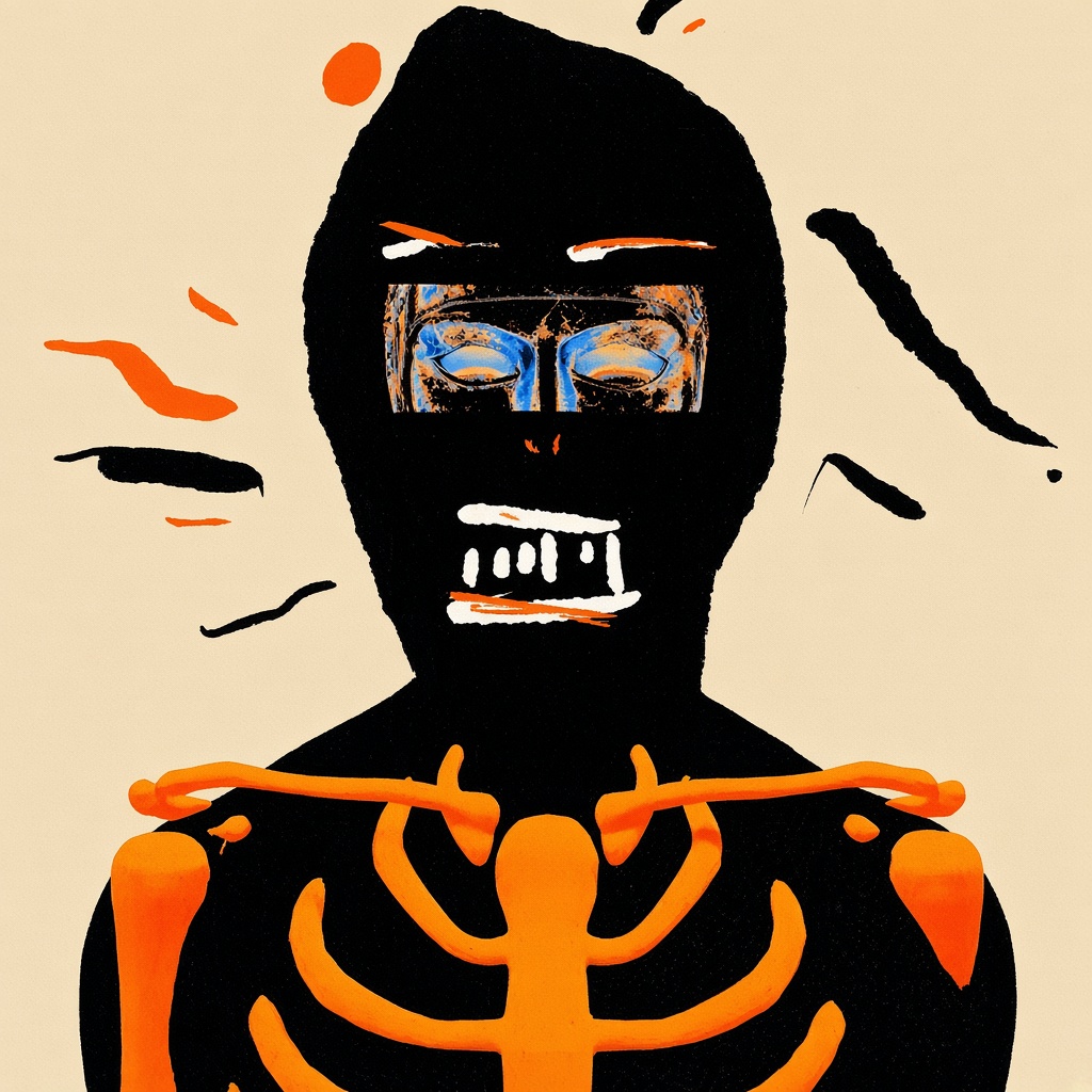 NTS identity orange bones