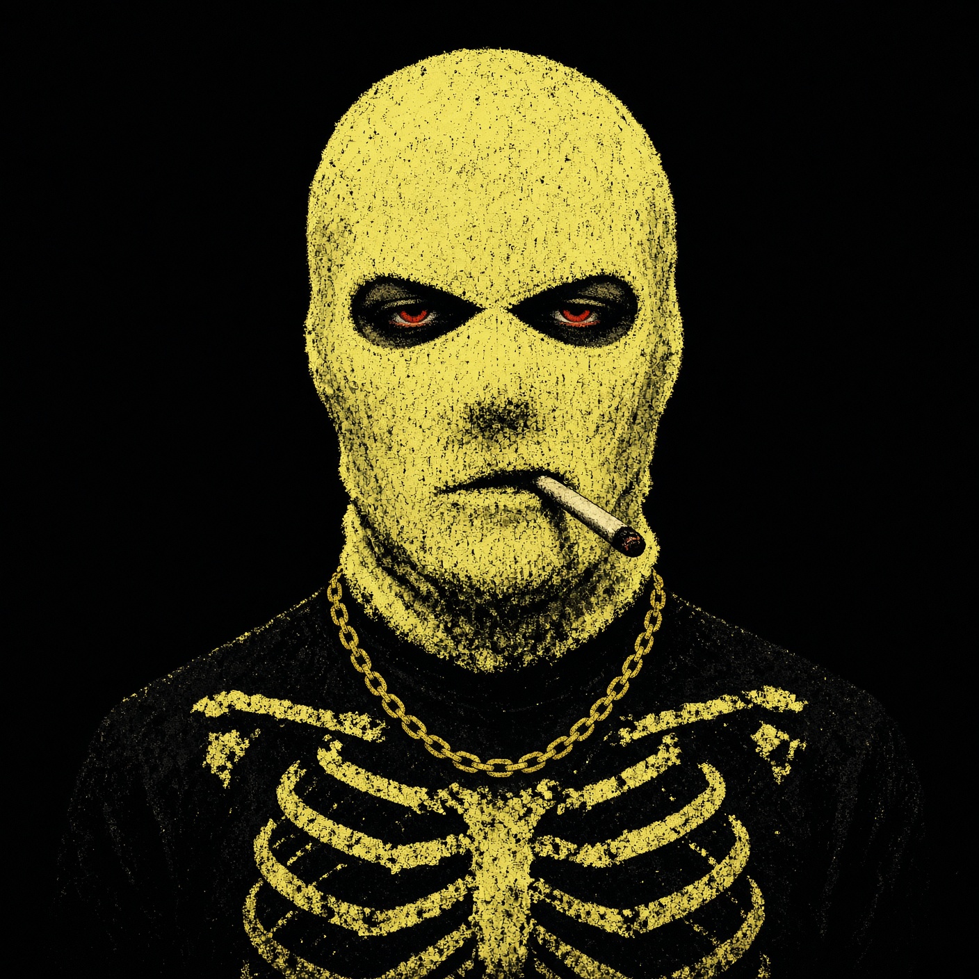 NTS identity yellow mask